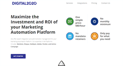 Desktop Screenshot of digital2020.com